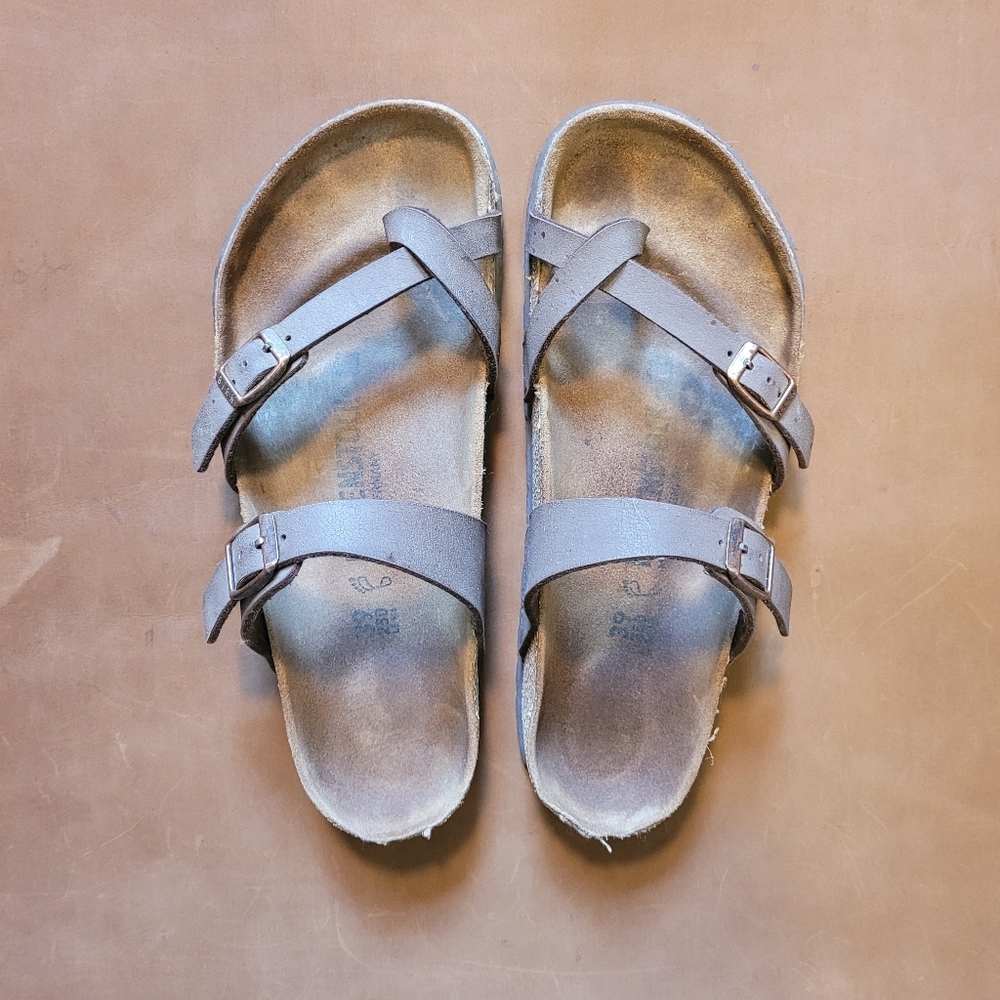 Birkenstock Womens Mayari Size 39 Womens 8.5 Brown